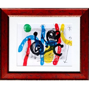 Joan Miro (1893-1983), Kompozycja, 1965