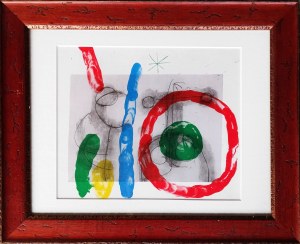 Joan Miro (1893-1983), Composition, 1965