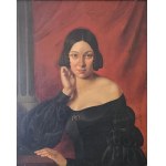 Piotr le Brun (att.), Portret Hrabiny Sobańskiej