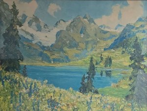 Erich Mercker (1891-1973), Spring in the Mountains (with dedication to the sailors of ORP Tempest, 1940)