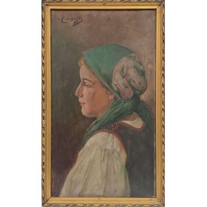 Kasper Żelechowski (1863-1942), Portret góralki