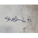 Piotr Strelnik (ur. 1956), Białe bzy na krześle, 1999