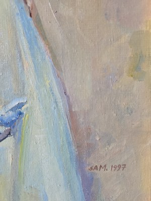 Slawomir Mieleszko (1938-2021), Prayer at the Western Wall, 1997