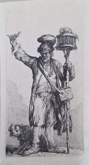 Jan Piotr Norblin (1745-1830), Bribing rat poison with a dog
