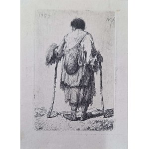 Jan Piotr Norblin (1745-1830), Żebrak, 1787