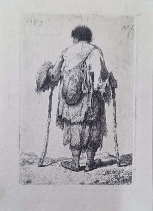 Jan Piotr Norblin (1745-1830), The Beggar, 1787