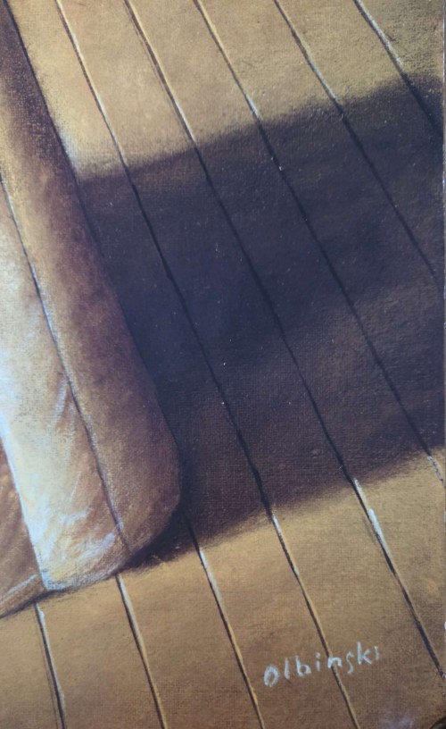 Rafał Olbiński (ur. 1943), Plakat z wystawy artysty w National Arts Club, 1998