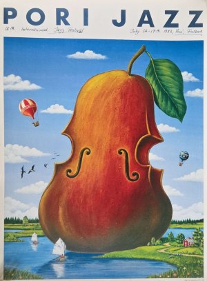 Rafal Olbinski (b. 1943), Pori Jazz, 1983