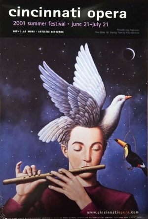 Rafal Olbinski (b. 1943), Summer Festival, Cincinnati Opera, 2001