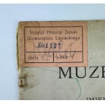 Muzeum imienia Lubomirskich - Lwów 1905 [pieczęć Uniwersytetu Lwowskiego]