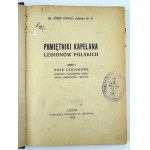 PANAŚ Józef - Pamiętniki kapelana Legionów Polskich - Lwów 1920 [nakład 500 egz]