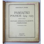 OPAŁEK Mieczysław - Polnische Gedenkabzeichen und Medaillen - Polnische Souvenirs 1914-1915 - Krakau 1915