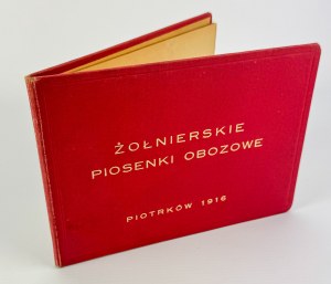 ZAGÓRSKI Adam - Żołnierskie piosenki obozowe - Piotrków 1916 [50 songs].