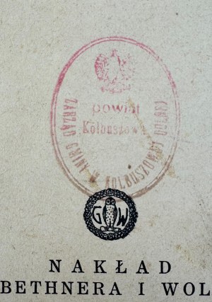 LIPIŃSKI Wacław - Wielki Marszałek 1867-1935 - Warsaw 1937 [Kolbuszowa district stamp].