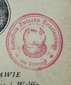 MOŚCICKI Henryk - Kościuszko. Listy, odzewy, wspomnienia - Warsaw 1917 [stamp of the Command of the Riflemen's Association in France].
