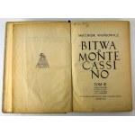 WAŃKOWICZ Melchior - Bitwa o Monte Cassino - Rzym 1947 [tom III]