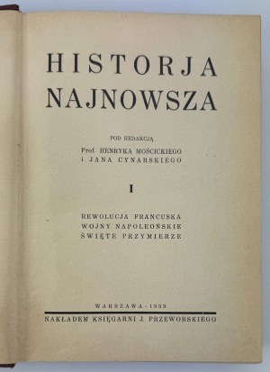 MOŚCICKI Henryk - Historia najnowsza - Warszawa 1939 [Volume I-II].