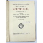SAPIEHA Leon - Wspomnienia. Z lat 1803 - 1863 - Lwów 1914