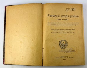 POMARAŃSKI Stefan - Pierwsza wojna polska 1918-1920 - Warsaw 1920 [stamp of the Library of the Female Seminary in Piotrków].