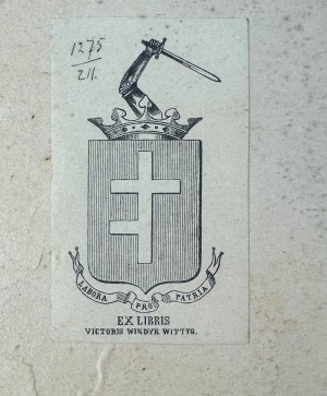 MOSZYŃSKI Jerzy - Pamiętniki generała Prądzyńskiego - Kraków 1909 [exlibris Wiktor Wittyg].