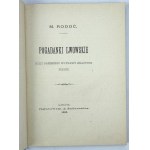 RODOĆ M. - Pogadanki lwowskie - Lwów 1895 [Mikołaj Biernacki]