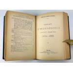 SCHNUR-PEPŁOWSKI Stanisław - Obrazy z przeszłości Galicji i Krakowa 1771-1858 - Lwów 1896 [komplet]
