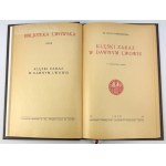 CHAREWICZOWA Łucja - Klęski zarazy w dawnym Lwowie - Lwów 1930 [ekslibris Andrzeja Jaworskiego]