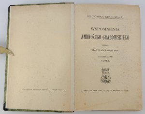 ESTREICHER Stanisław - Memoirs of Ambroży Grabowski - Krakow 1909