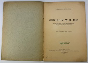 RUTKOWSKI Aleksander - Oświęcim in 1915 - Warsaw 1936