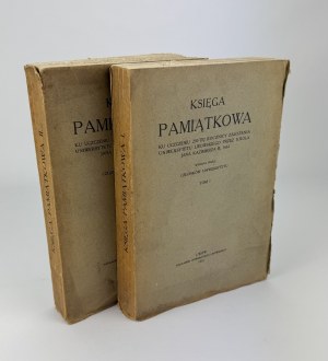 FINKEL Ludwik - Memorial Book to commemorate the 250th anniversary of the foundation of Lviv University by King Jan Kazimierz r.1661 - Lviv 1912