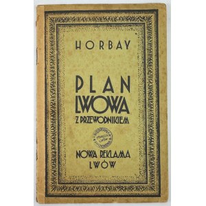 HORBAY - Przewodnik wraz z planem m. Lwowa - Lwów 1934