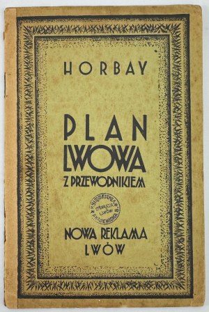 HORBAY - Guide with a plan of the city of Lviv - Lviv 1934