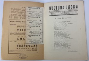 LEWANDOWSKI Kazimierz - Culture of Lviv - Lviv 1933