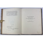 OPAŁEK Mieczysław - Bibliopole lwowscy - Lwów 1928 [oprawa A.Semkowicz dla F.Biesiadeckiego]