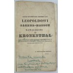 ZUBRZYCKI Dionizy - Kronika Miasta Lwowa - Lwów 1844