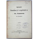 RASP K.W. - Opisanie zakładu dla mieszczan kalek u św. Łazarza we Lwowie - Lwów 1867