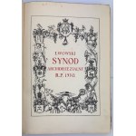 Lwowski Synod Archidiecezjalny 1930 - Lwów 1930