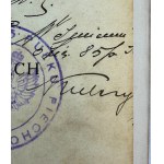 WALIGÓRA Bolesław - Dzieje 85-go Pułku Strzelców Wileńskich - Warszawa 1928 [pieczęć Dowództwa 85 Pułku Piechoty + dedykacja autorska]