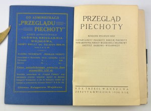 Infantry Review. Set of 4 notebooks - Warsaw 1928-1932