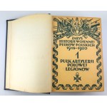Zarys Historii Wojennej Pułków Polskich - Piechota, Artyleria. Tom II-III-IV - 1918-1920 [Oprawa Wojciech Jastrzębowski]