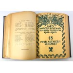 Zarys Historii Wojennej Pułków Polskich - Piechota, Artyleria. Tom II-III-IV - 1918-1920 [Oprawa Wojciech Jastrzębowski]