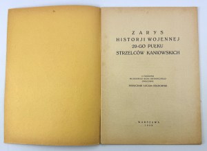 29 Infantry Regiment - An Outline of the Military History of the Polish Regiments - Warsaw 1928.