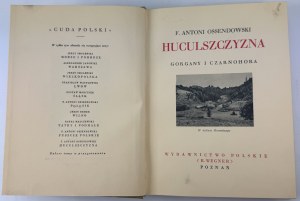 OSSENDOWSKI Ferdynand Antoni - Huculszczyzna - Poznań 1936