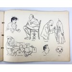 SKWIRCZYŃSKI Zygmunt - Karykatury sejmowe. Zeszyt 4 - Warszawa 1920 [dedykacja autorska]