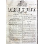[codzienny opis Powstania Listopadowego, 17.XII.1830 - 30.III.1831] Merkury. Dziennik polityczny, handlowy i literacki - Warszawa 1830 [103 numery]