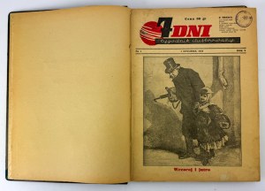 7 Days. Illustrated weekly - Warsaw 1944 [half-year, occupation, gadzinówka, war photography].