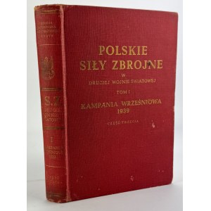Polskie Siły Zbrojne w drugiej wojnie światowej. T.I cz.3 - Londyn 1959