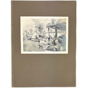 WODZINOWSKI Wincenty - Na pozycji. Autolitografia
