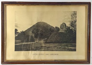Mound of the Union of Lublin - Cracow ca 1910 [30x46 cm].