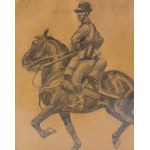 Ryszard Prauss (1902-1955) - Ułan na koniu